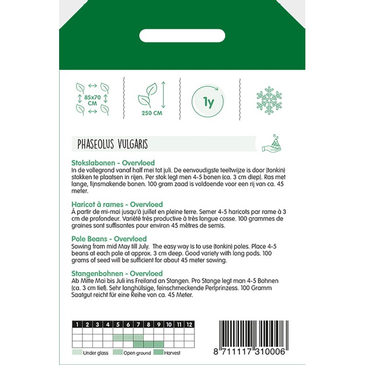 Haricot à rames Princ.Perle A Longue, 100g