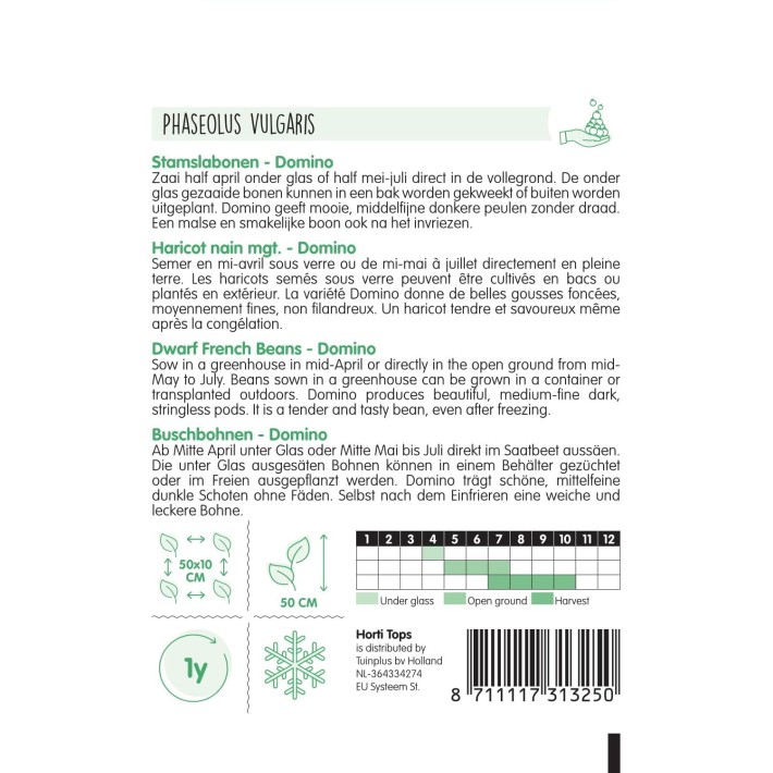 Horti Tops® Haricot nain Domino