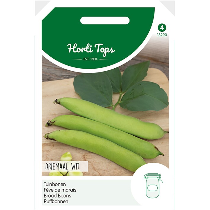 Broad Beans Threefold White, 100g
