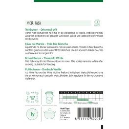 Horti Tops® Broad Beans Threefold White, 20g
