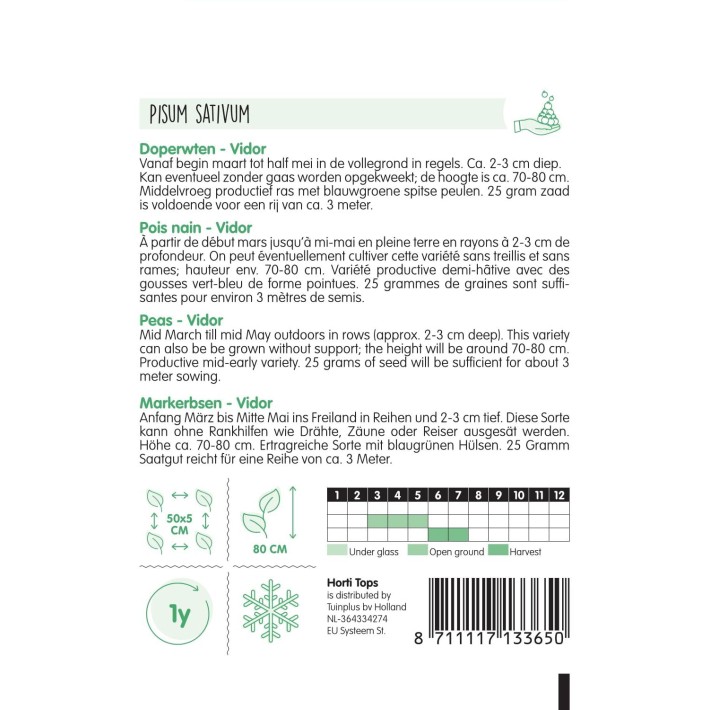 Horti Tops® Pois nains Vidor