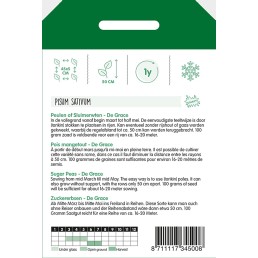 Zuckererbsen De Grace, Niedrige, 100g