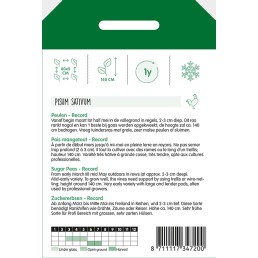 Zuckererbsen Record, 100g