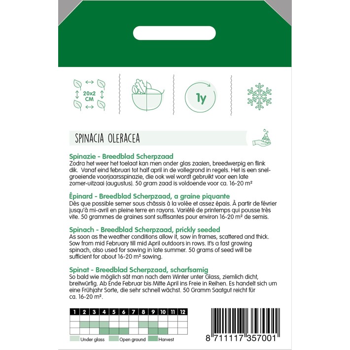 Epinard Nores a graine picuante, 50g