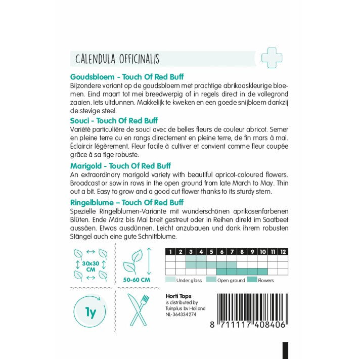 Horti Tops® Souci Touch Of Red Buff