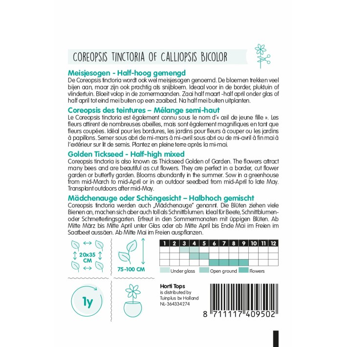 Horti Tops® Coreopsis des teintures Mélange semi-haut