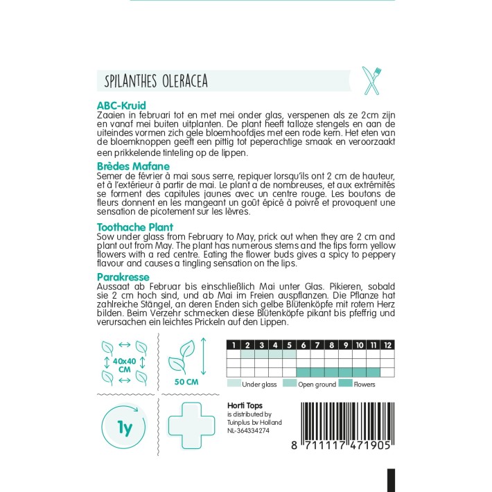 Horti Tops® Spilanthes, Brèdes Mafane