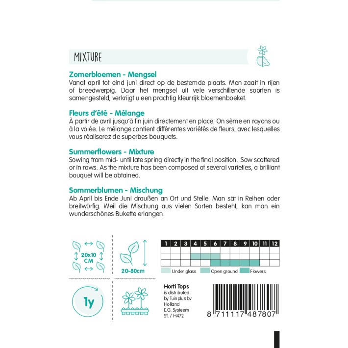 Horti Tops® Fleurs annuelles en mélange