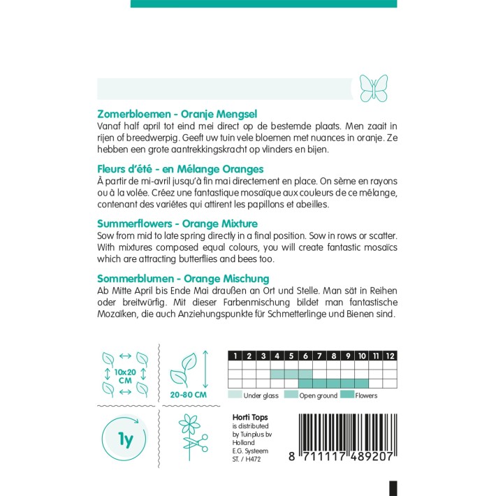 Horti Tops® Melange De Fleurs Oranges