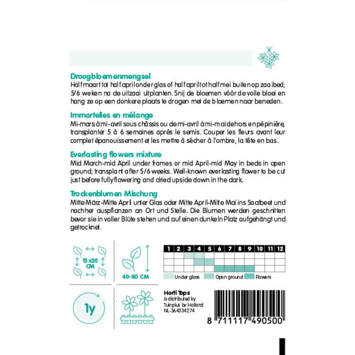 Horti Tops® Melange Fleurs Pour Bouquets Secs