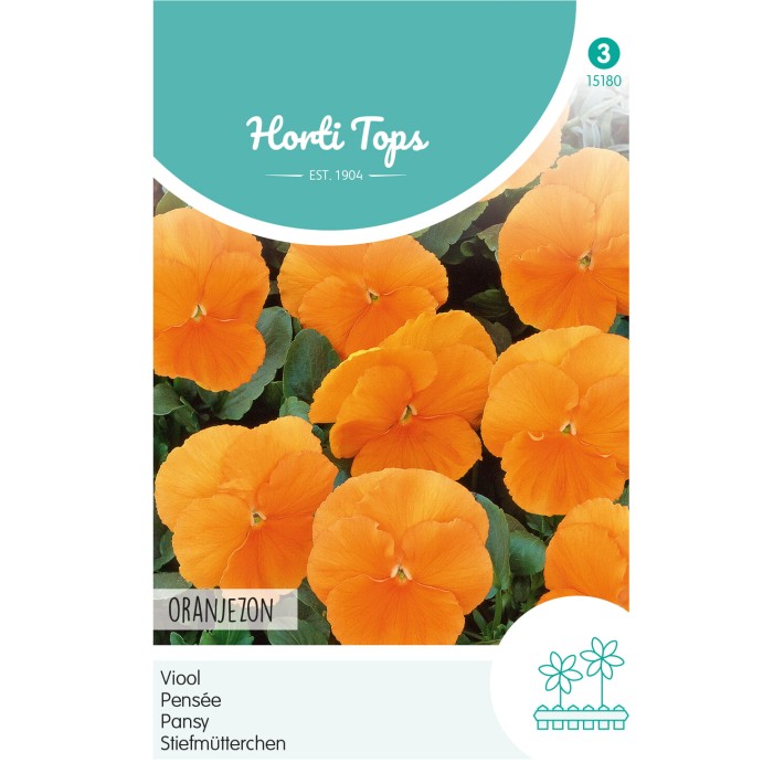 Horti Tops® Viola Wittr. Swiss Giants Pure Orange