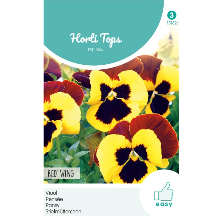 Horti Tops® Viola Wittr. Swiss Giants Yellow With Red