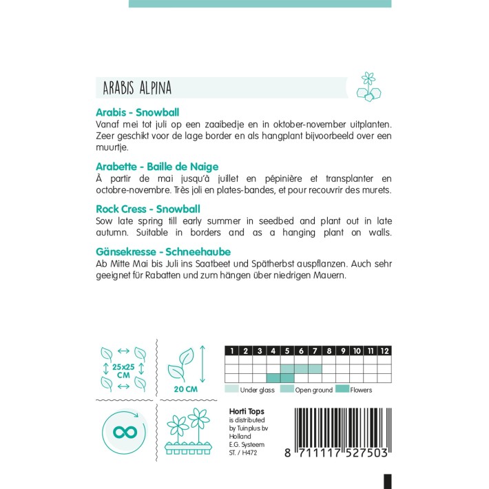 Horti Tops® Arabis Alpina Boule De Neige