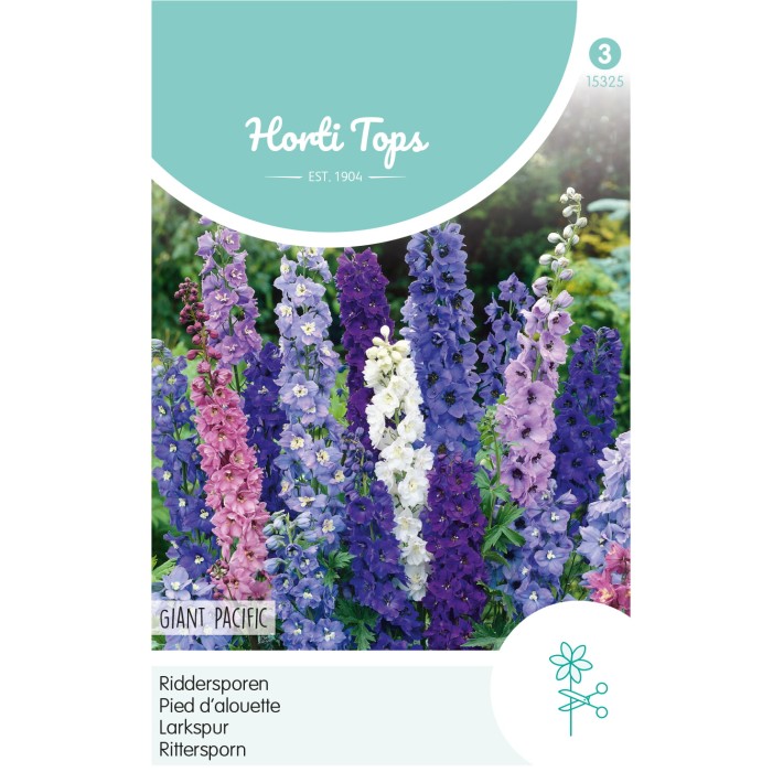 Horti Tops® Delphinium Cultorum  Pacific Giant Mixed