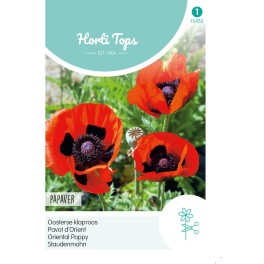 Papaver Orientale, Oosterse klaproos rood
