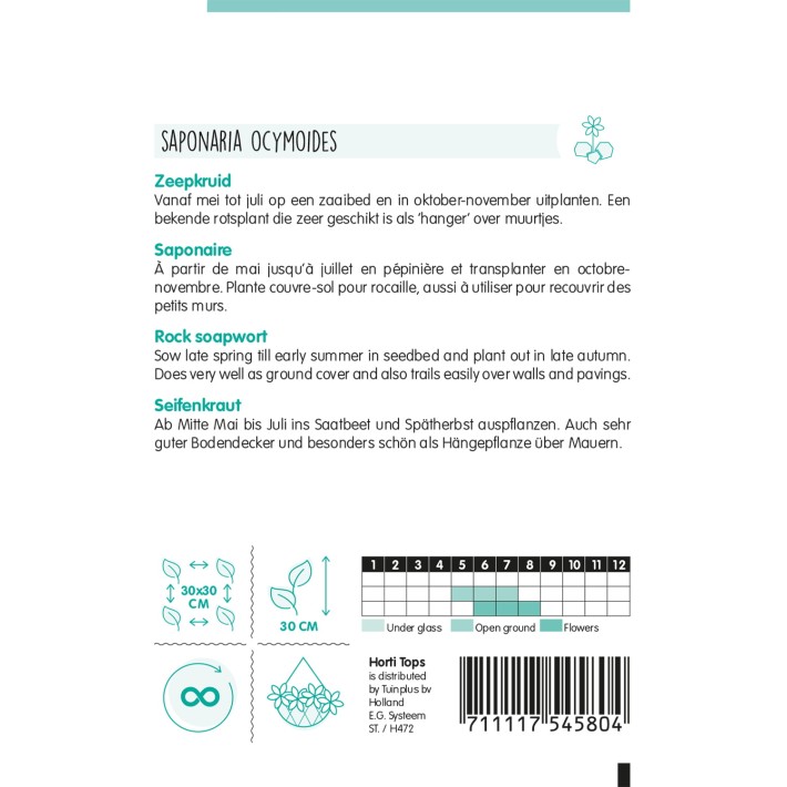 Horti Tops® Saponaria Ocymoides (Saponaire De Montpellier)