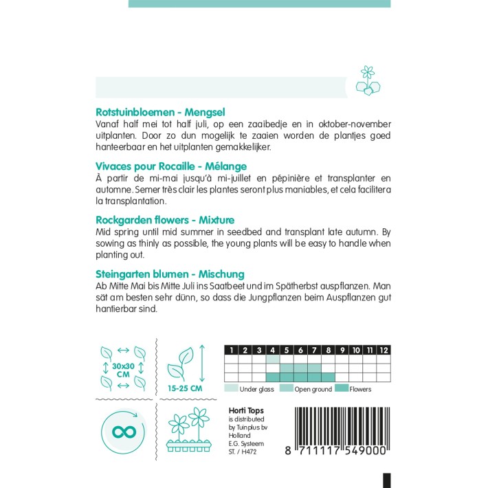 Horti Tops® Fleurs Vivaces Pour Rocailles