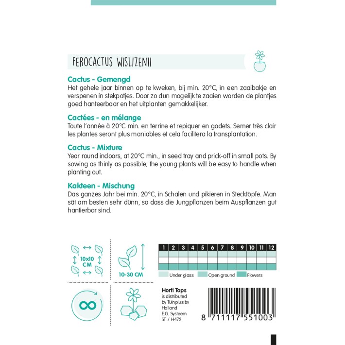 Horti Tops® Cactee, Mel. De Diff. Especes