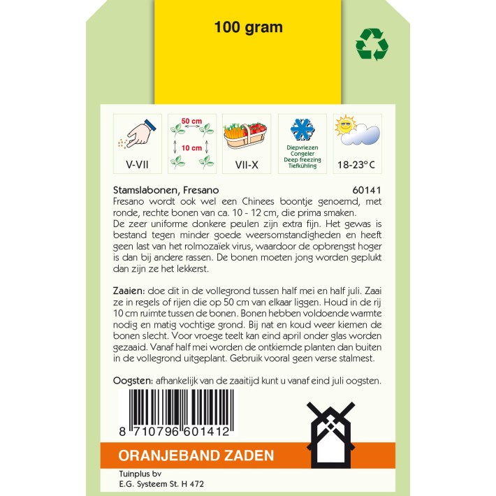 Oranjeband® Bush beans Fresano (Xantos), 100g