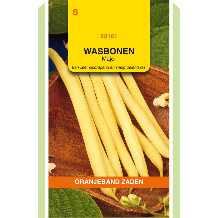 Oranjeband® Haricot nain beurre Major à grain noir, 100g
