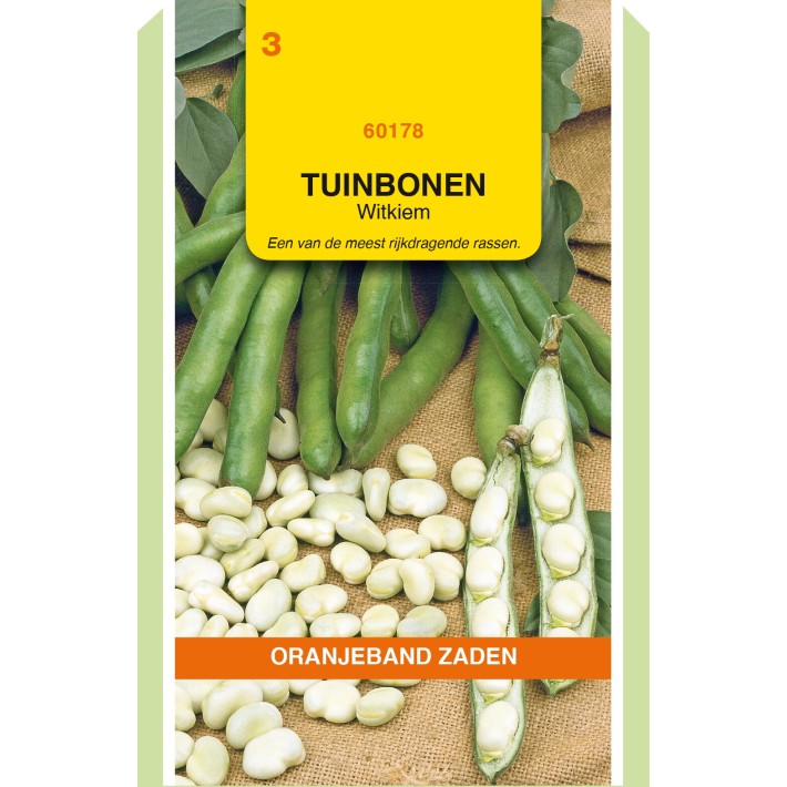 Oranjeband® Fève Witkiem - à ombilic blanc, 75g