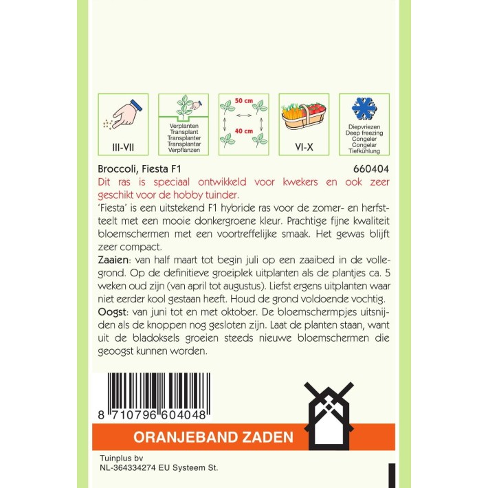 Oranjeband® Broccoli Fiesta F1