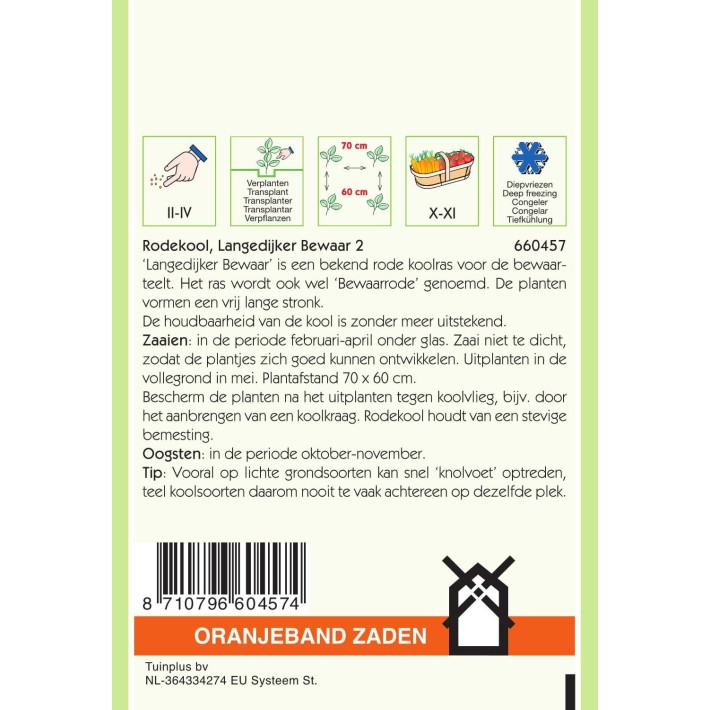 Oranjeband® Chou Rouge Gros