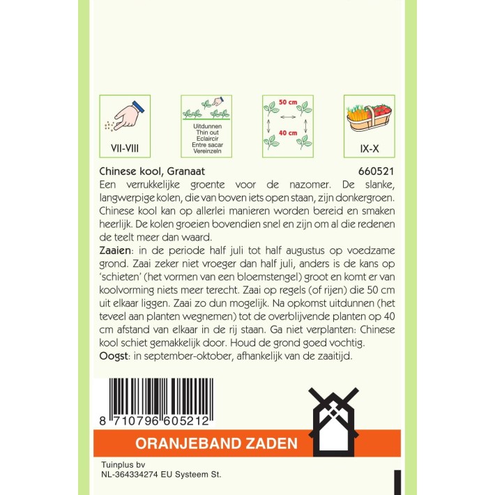 Oranjeband® Chinese Cabbage Michihili