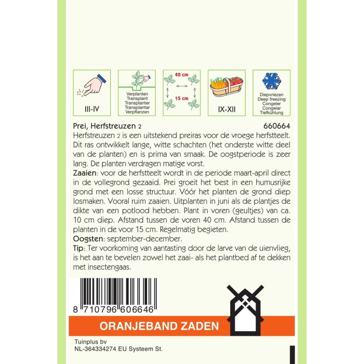 Oranjeband® Poireau Elbeuf 2