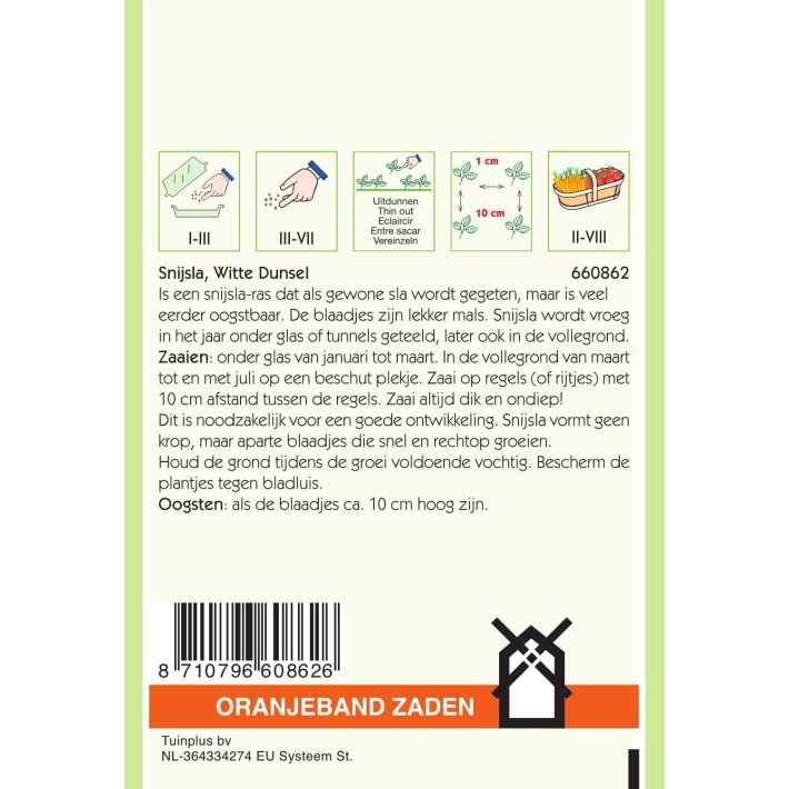 Oranjeband® Laitue à couper Blonde de Paris