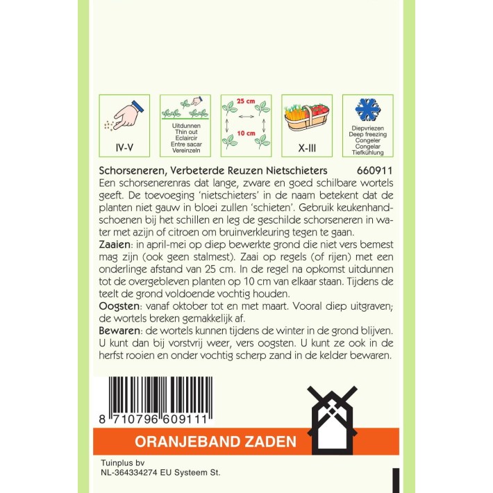 Oranjeband® Scorzonera Duplex Impr. Long Black