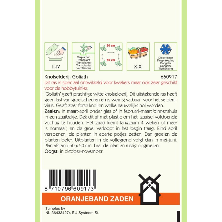 Oranjeband® Celeriac Goliath