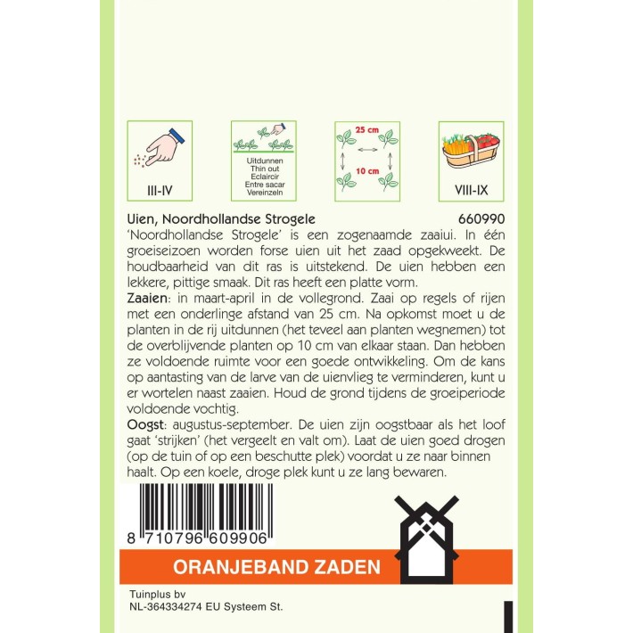 Oranjeband® Onion Yellow Flat Dutch