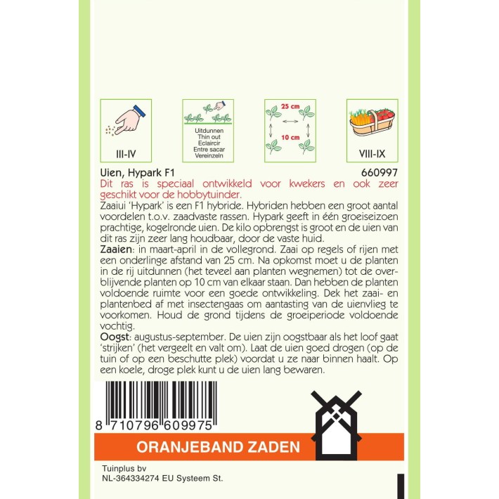 Oranjeband® Onion Hyskin F1