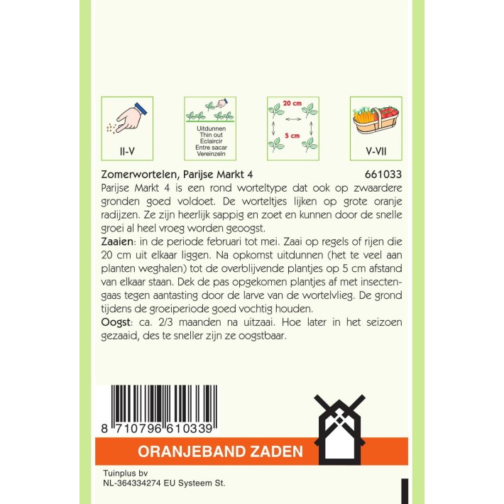 Oranjeband® Carrots Paris Market -4