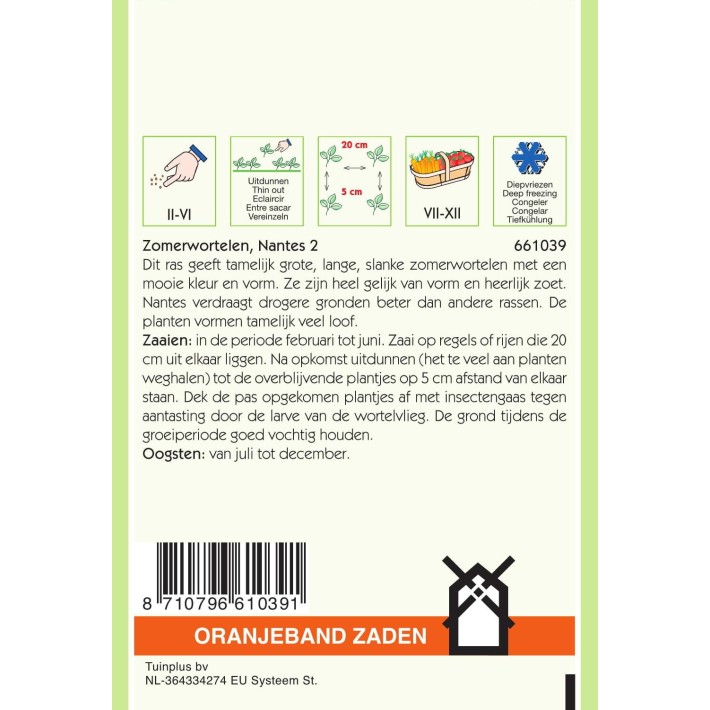 Oranjeband® Carrot Nantes 2