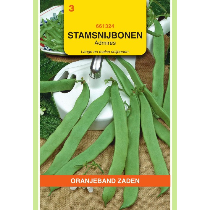 Oranjeband® Dwarf Beans Admires flat podded, 25g