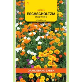 Eschscholtzia, Slaapmutsje enkelbloemig gemengd