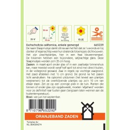 Eschscholtzia, Slaapmutsje enkelbloemig gemengd