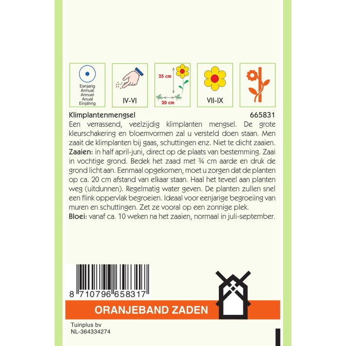 Oranjeband® Climbing Plants Finest Mixture