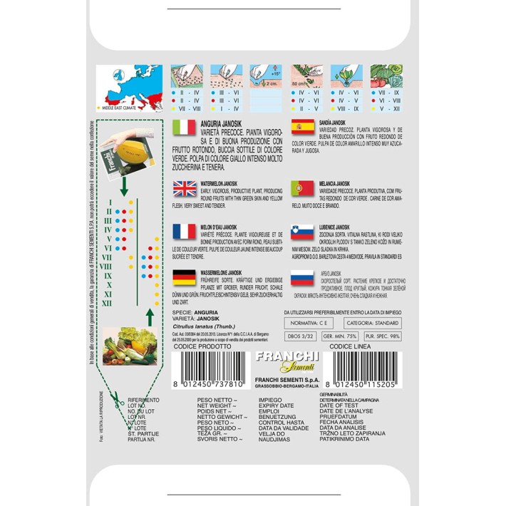 Fr Melon Anguria Janosik 3/32