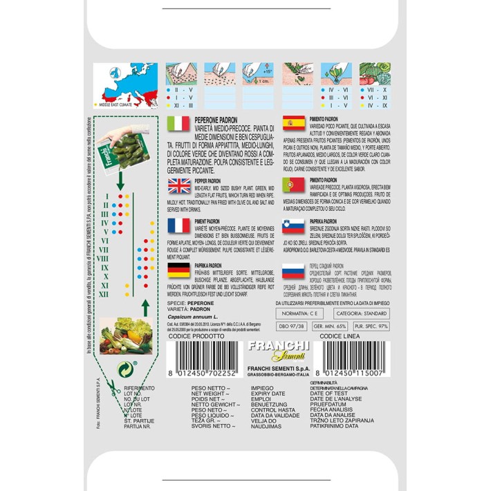 Fr Pepper, Peperone  Padron  97/38