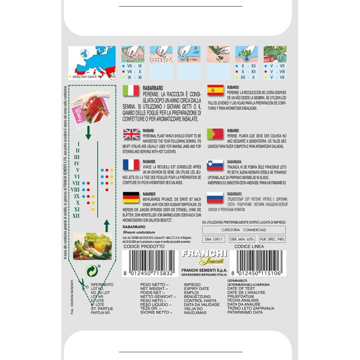 Fr Rhubarbe, Rabarbaro 109/1