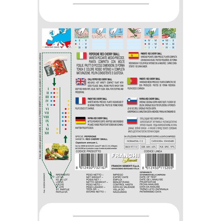 Fr Peper Peperone Piccante Calabrese 97/115