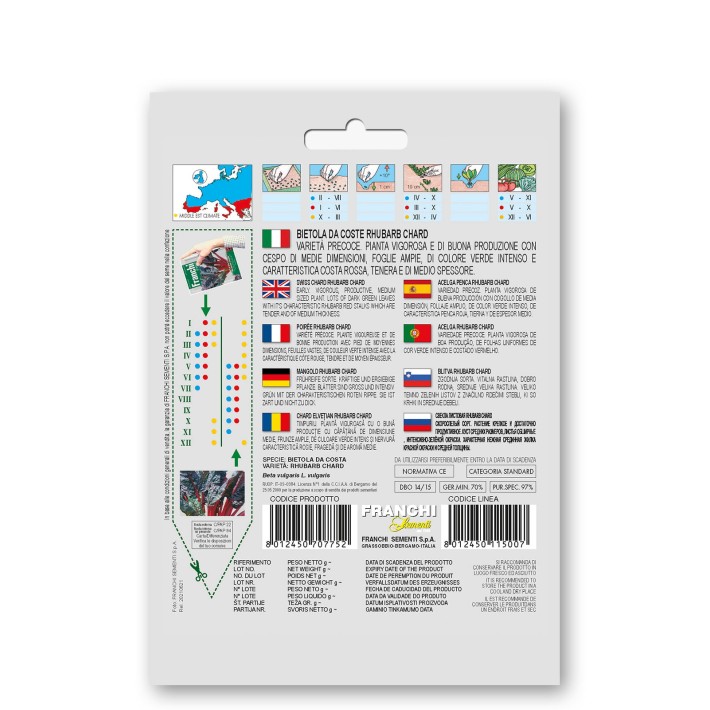 Fr Bietola Da Coste Rhubarb Chard 14/15