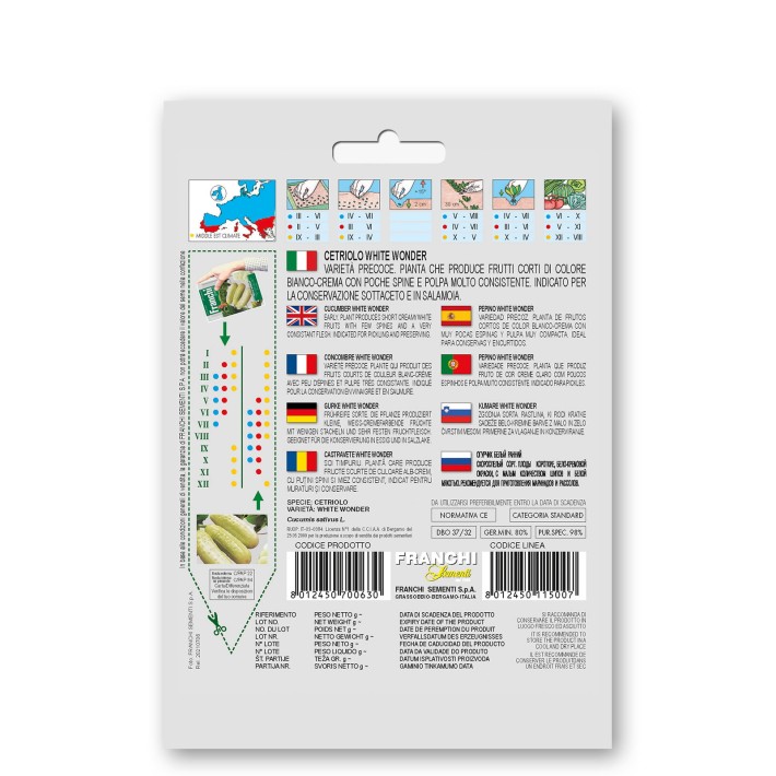 Fr Cetriolo Concombre White Wonder 37/32