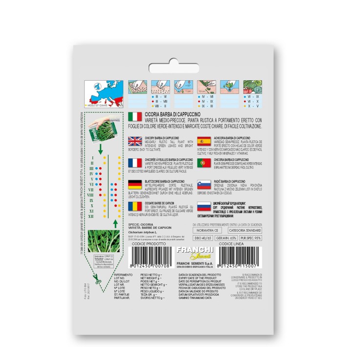 Fr Cichoree, Cicoria Barba di cappuccino 40/65