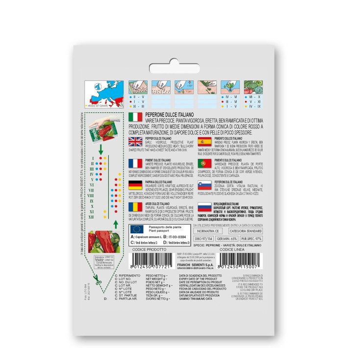 Fr Piment, Peperone Dulce Italiano 97/114