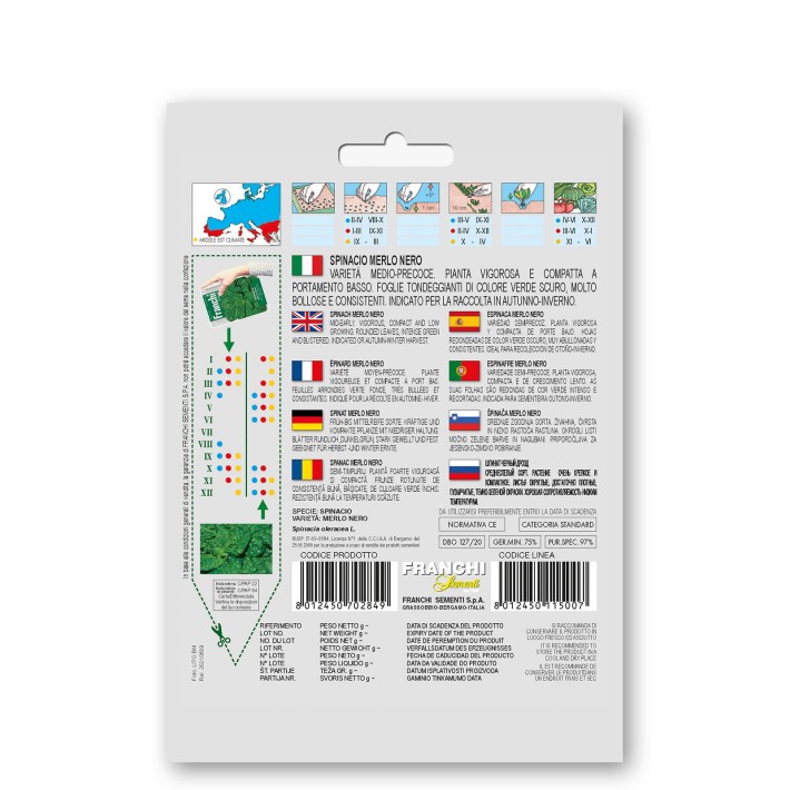 Fr Spinacio Merlo Nero 127/20