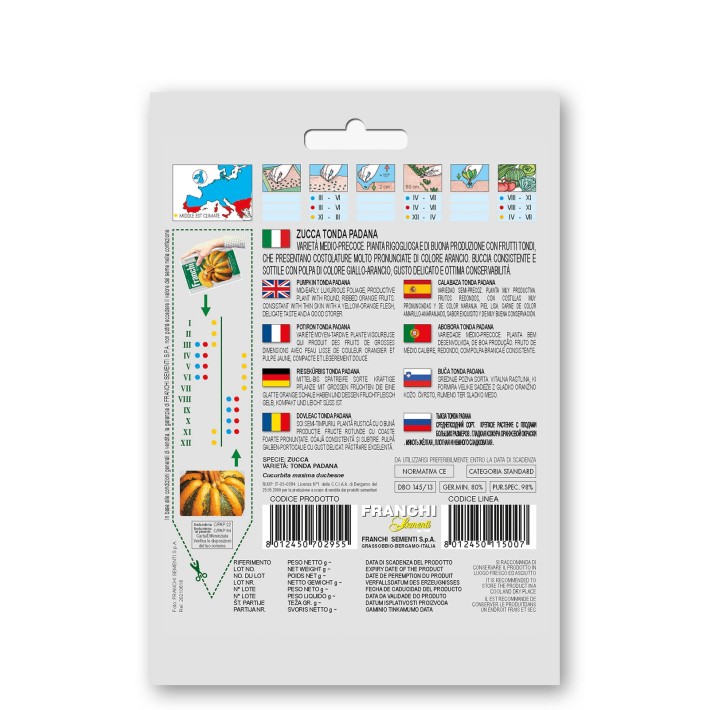 Fr Zucca Tonda Padana 145/13
